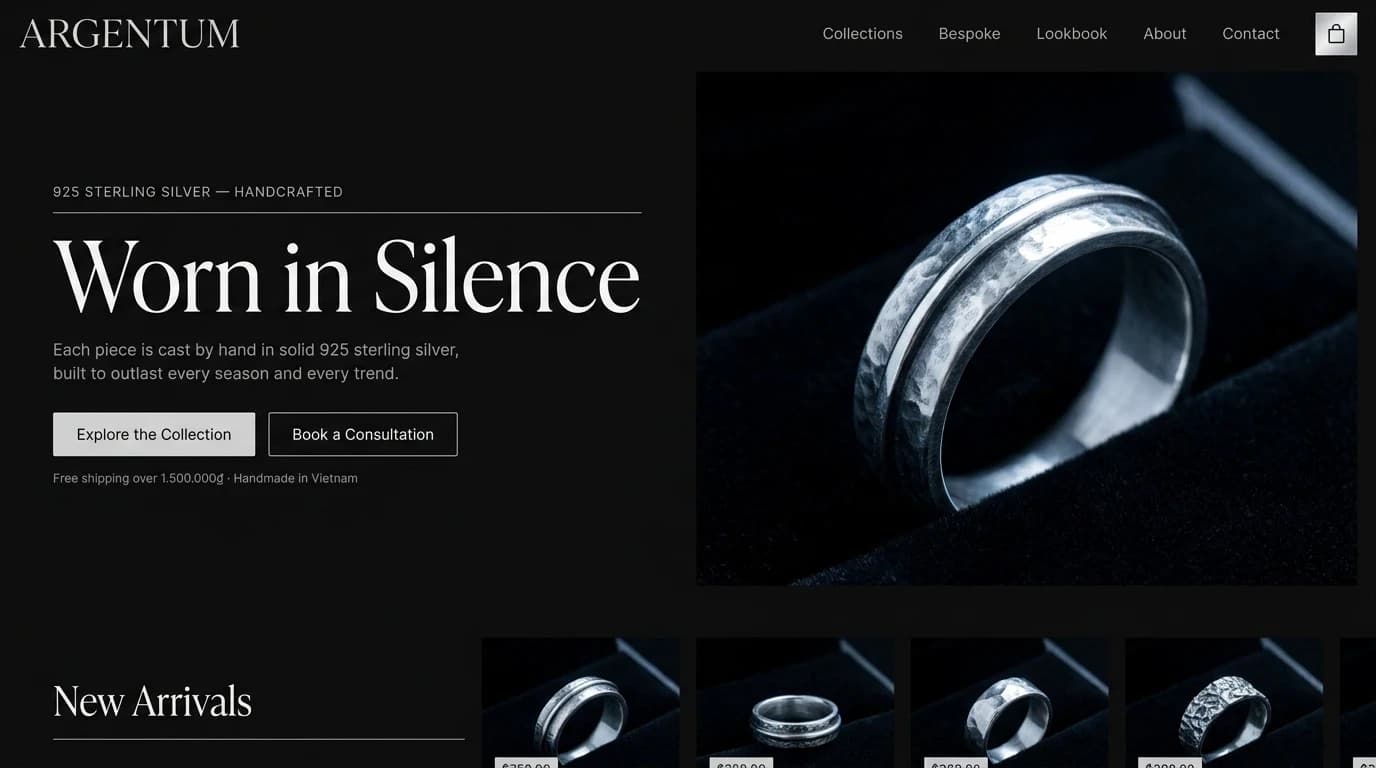 Website Bán Trang Sức – ảnh 1