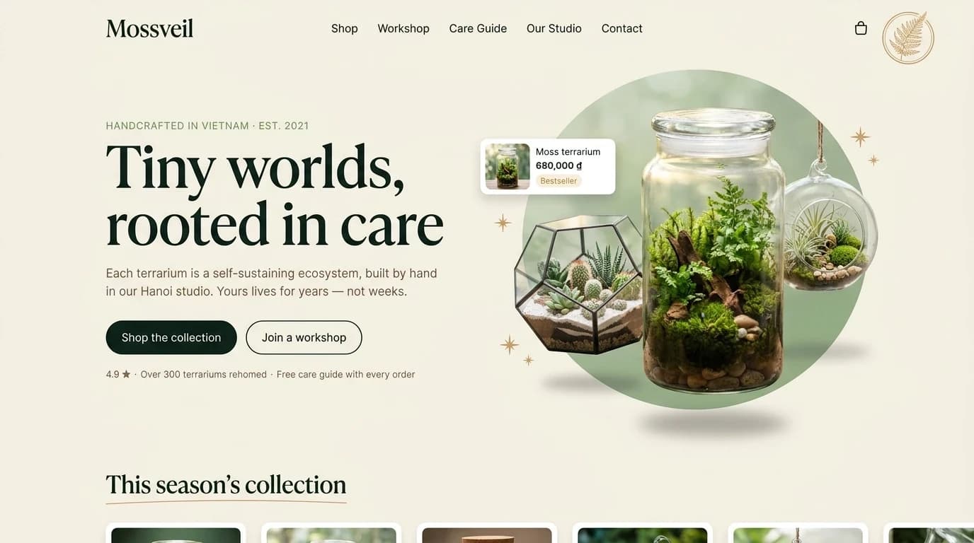 Website Studio Terrarium – ảnh 1
