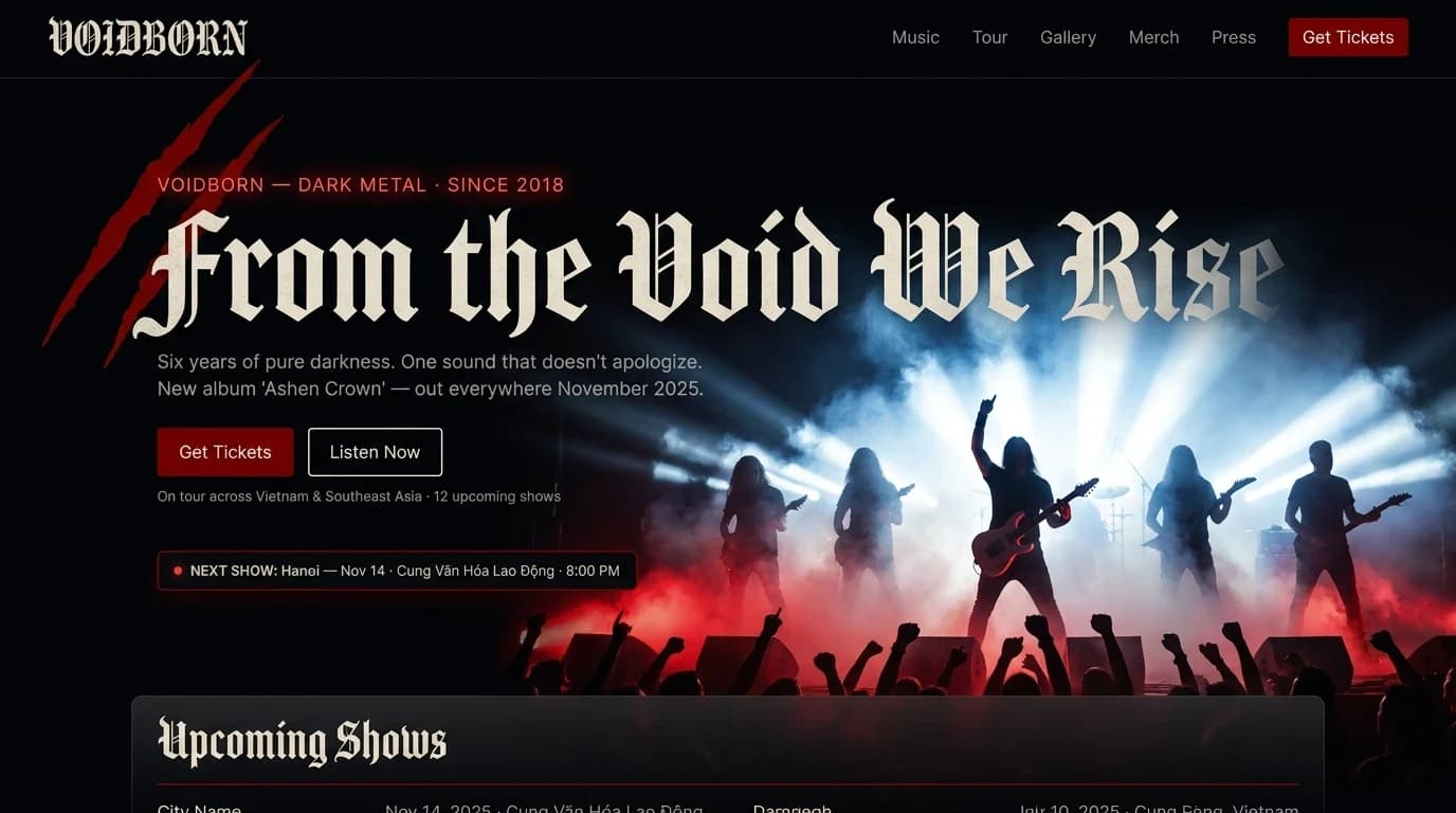 Website Ban Nhạc – ảnh 1