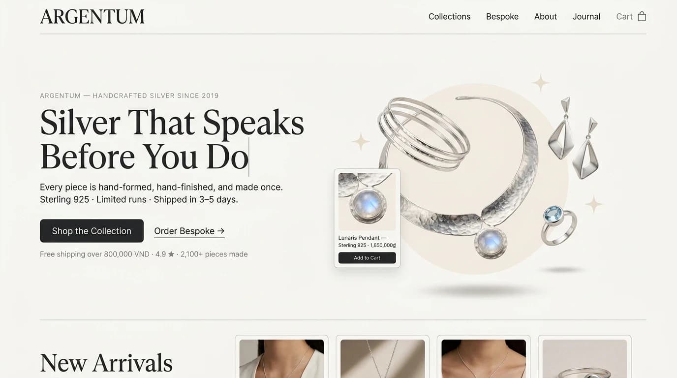 Website Bán Trang Sức – ảnh 1